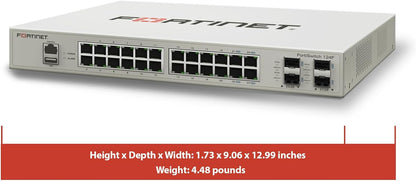 FORTISWITCH (SWITCH FORTINET 24 PUERTOS) SECURE ACCESS 124F - 24X GE PORT+ 4X SFP+ PORT+